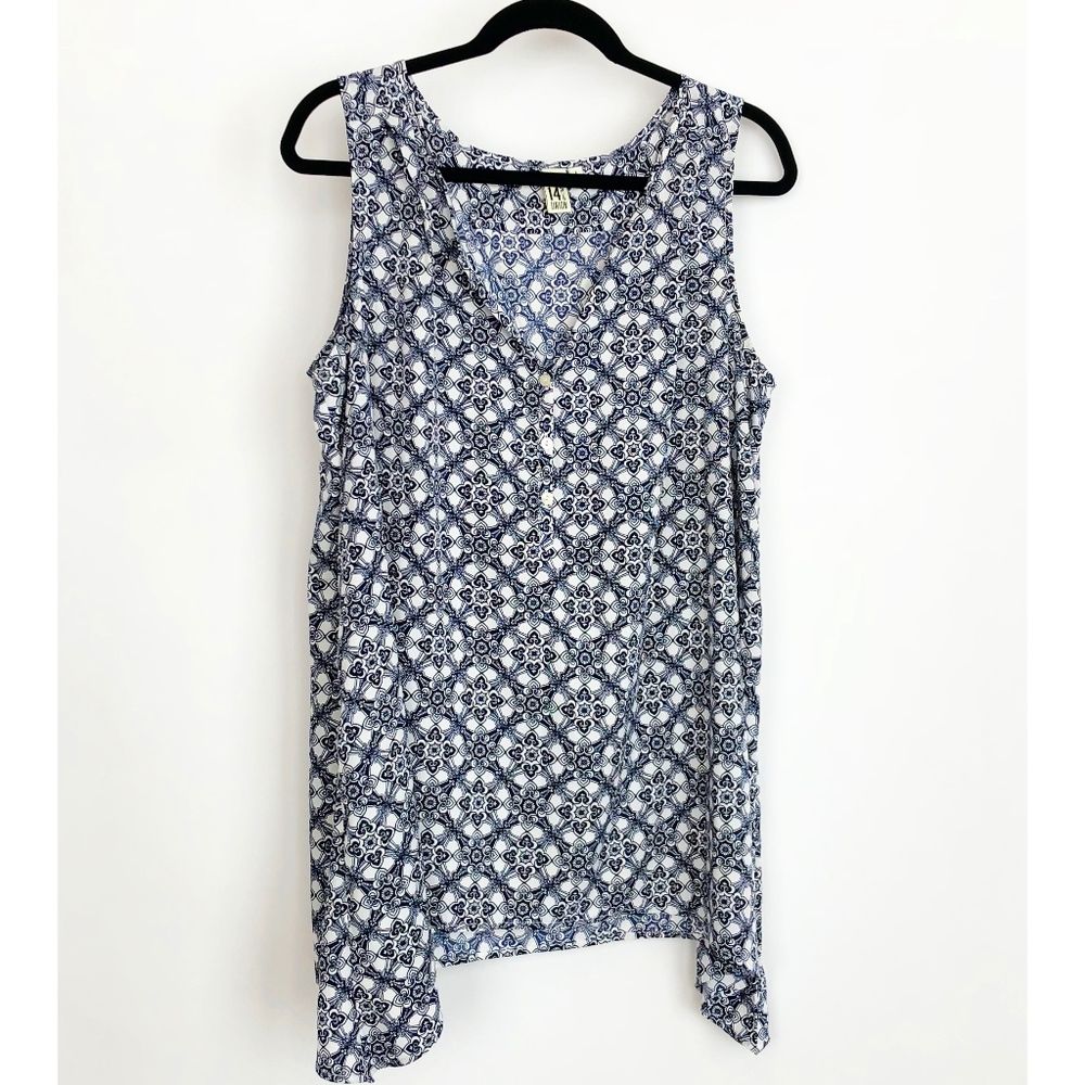 14th & Union Graphic 3-Button Flowing Tank